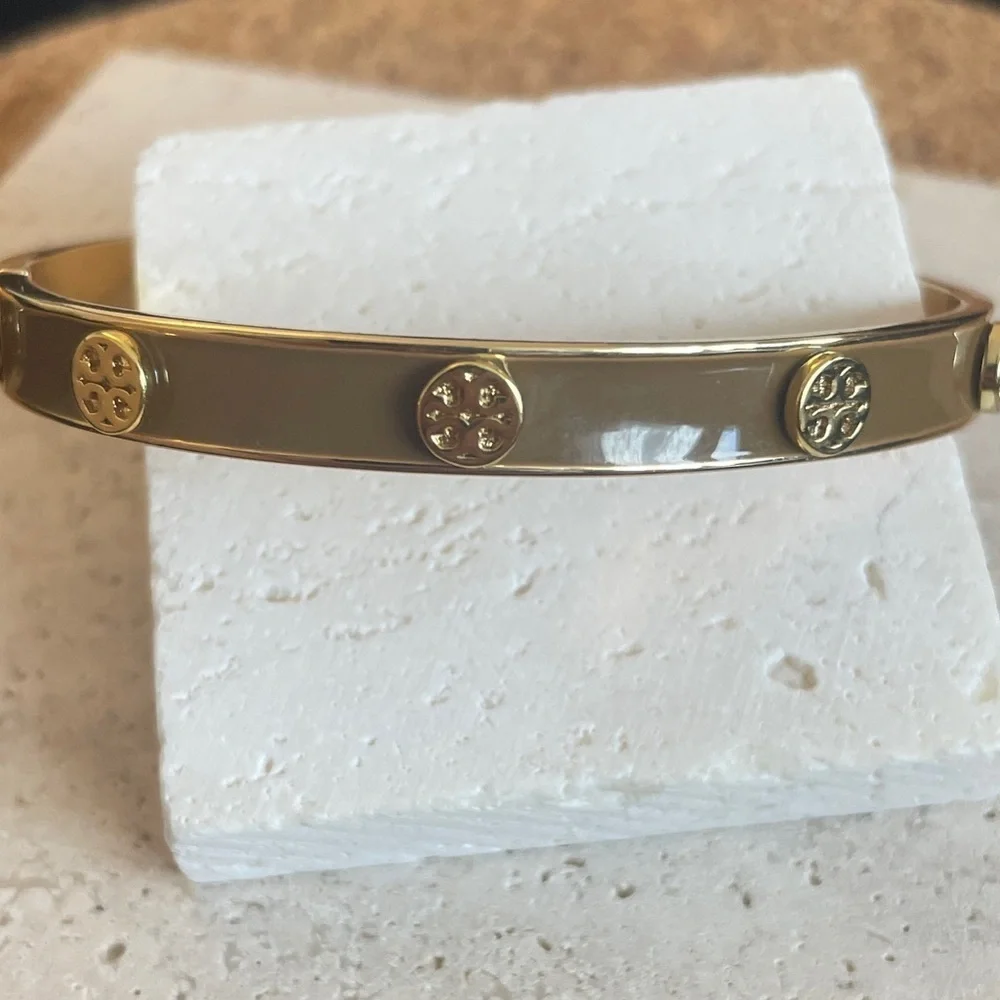 TORY BURCH Gold-Tone Bangle Bracelet